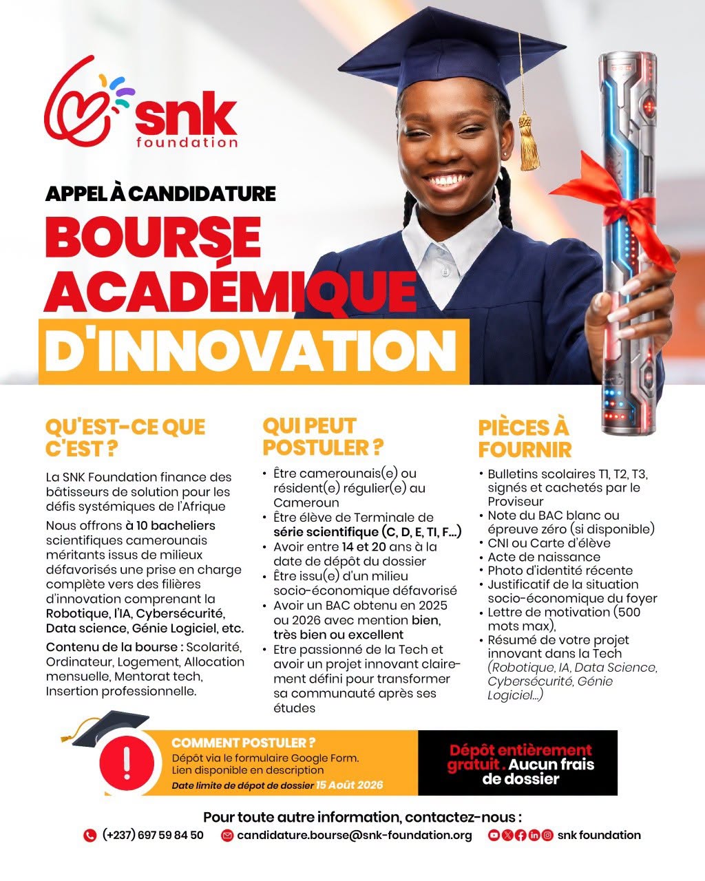 2. Thirty scholarships to reveal excellence and innovation